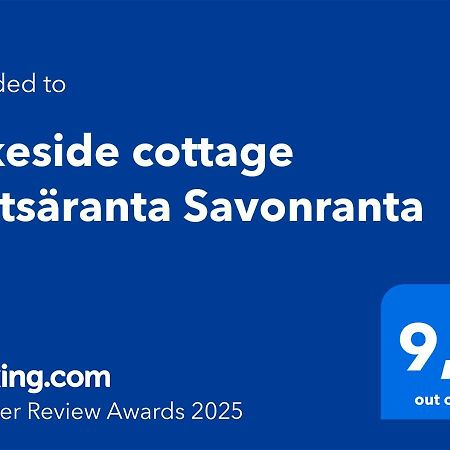 Lakeside Cottage Metsaeranta Savonranta Exterior photo